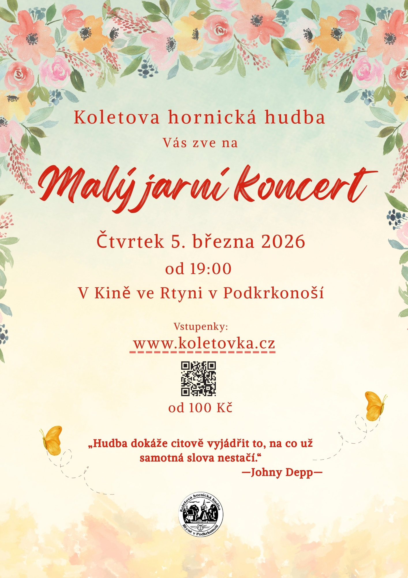 Plakát Malý jarní koncert 2026